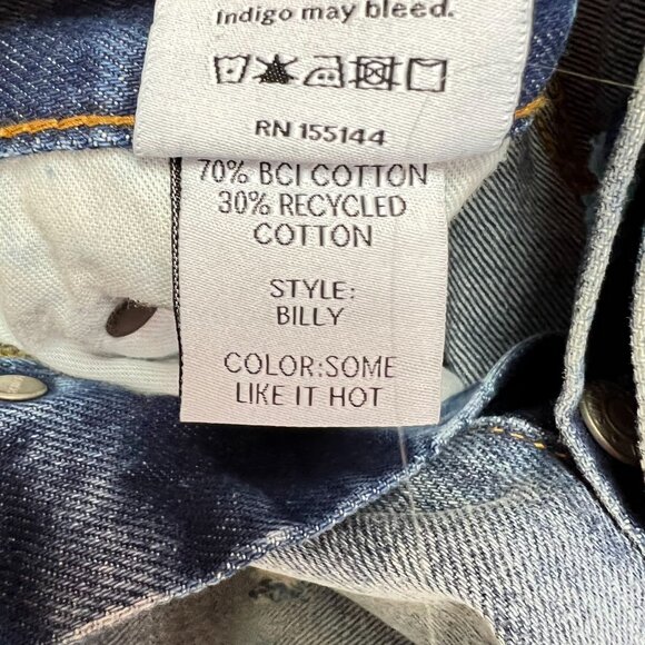 NWT Free People Boyish By Her Billy Women's Size 27 High Rise Skinny Jeans Denim - Picture 13 of 16